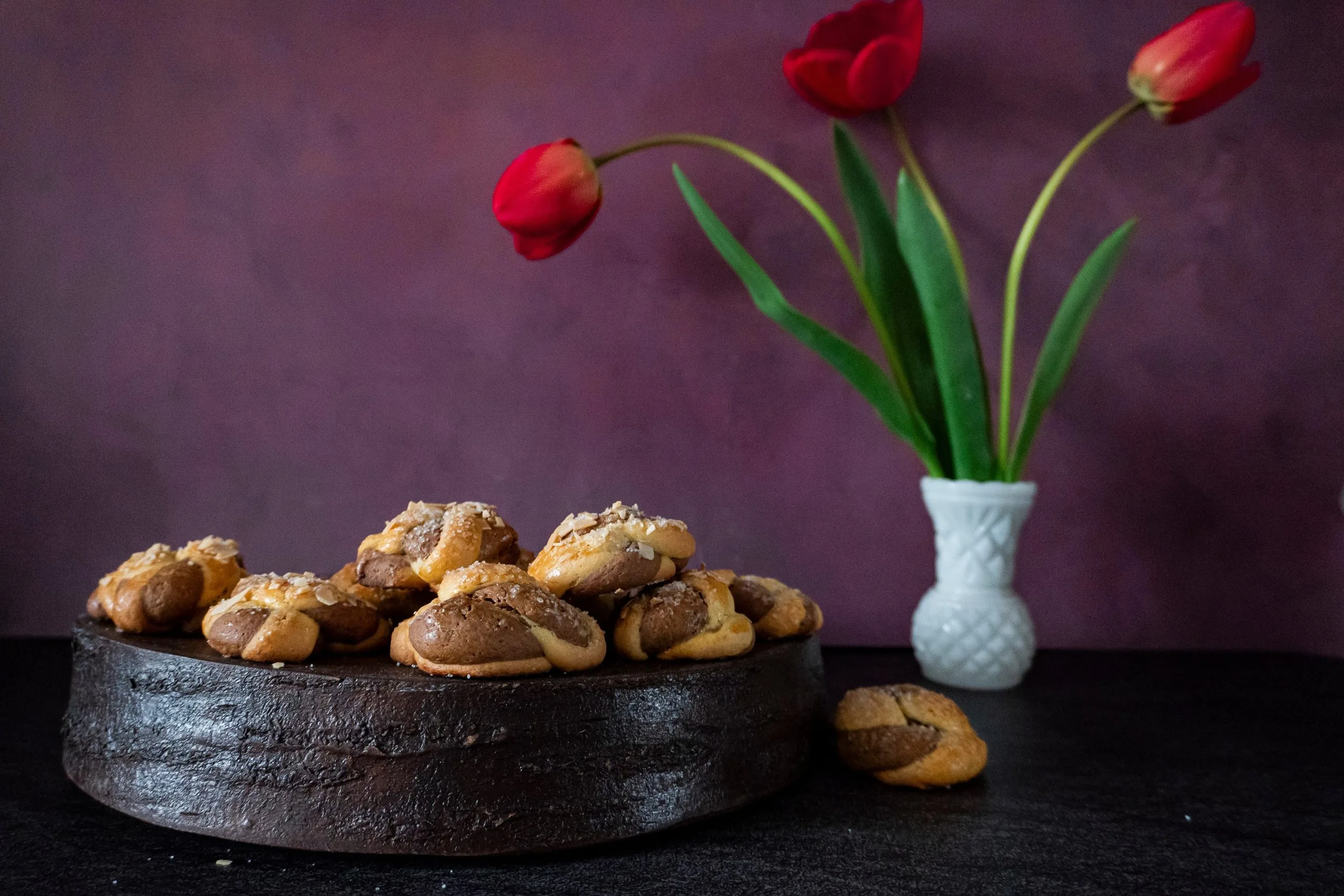 Преплетени козуначени курабии