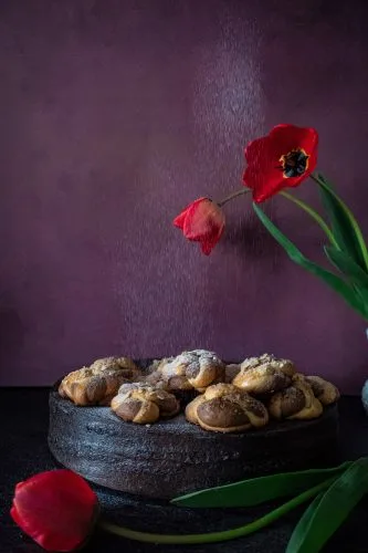 Преплетени козуначени курабии