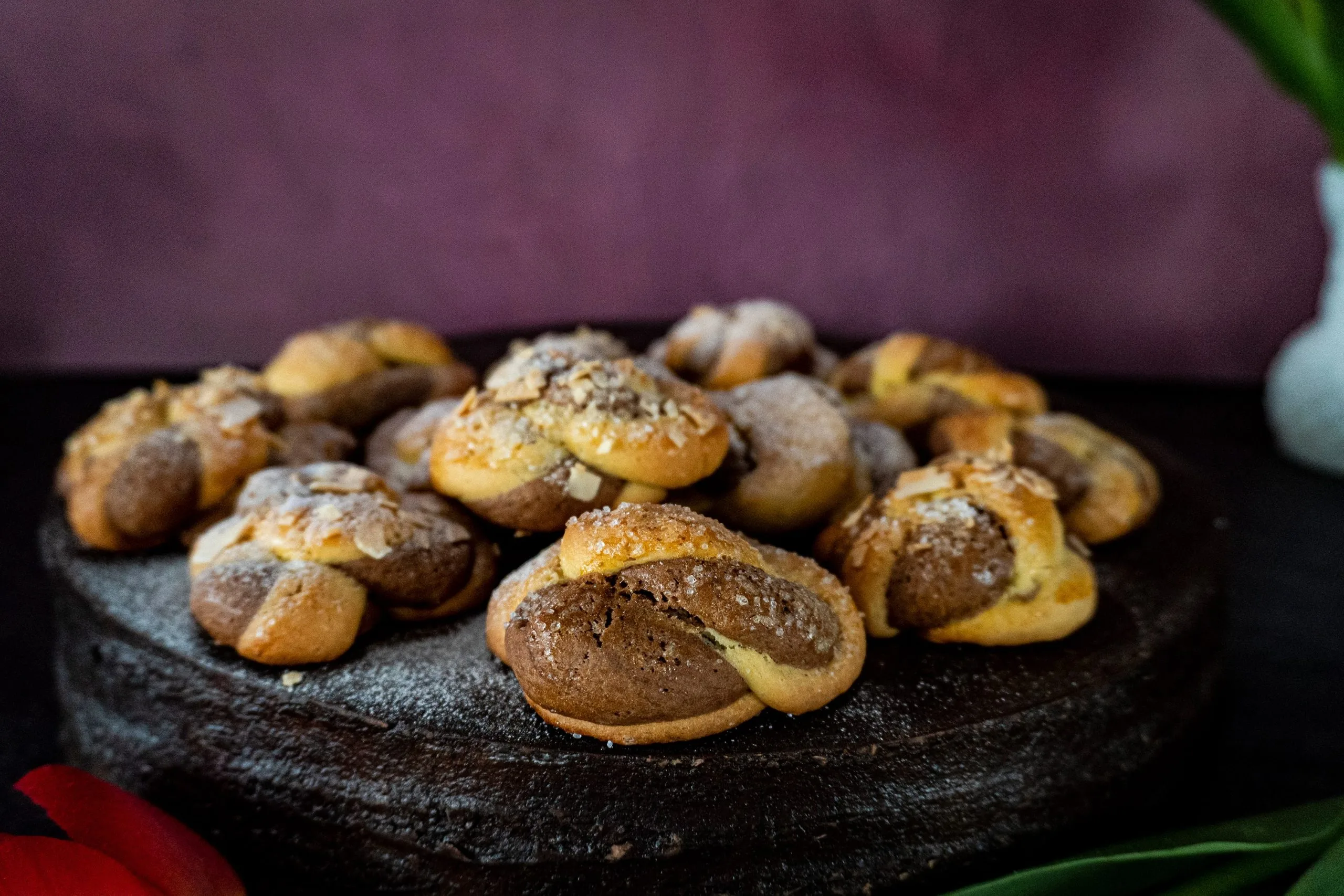 Преплетени козуначени курабии