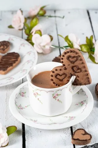 шоколадови бисквити за Свети Валентин