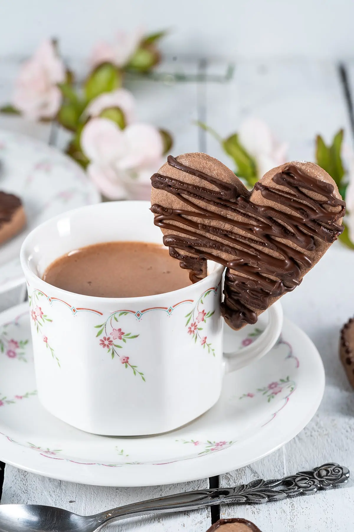 шоколадови бисквити за Свети Валентин