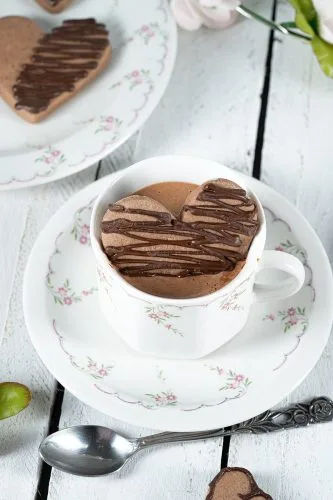 шоколадови бисквити за Свети Валентин